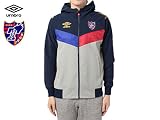 アンブロ 2016 FC東京 アンセムジャケット ネイビー×Mグレー O-XO