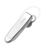Andoer 24時間通話 超軽量 超小型ボディで通話も音楽も楽しめるBluetooth4.0ヘッドセット・イヤホン ホワイト